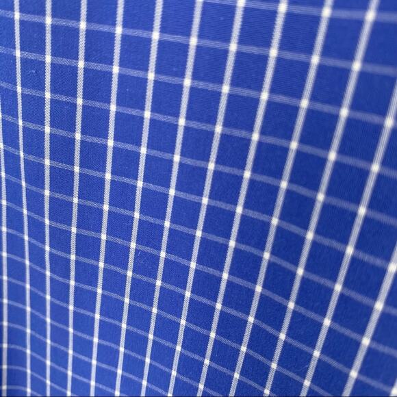 Men’s Ralph Lauren blue white plaid button down shirt size large Blake - Picture 2 of 11